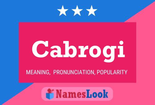 Постер имени Cabrogi