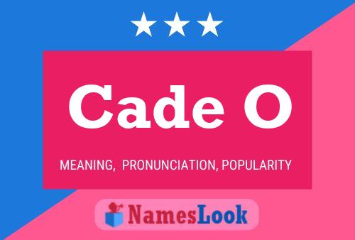 Постер имени Cade O