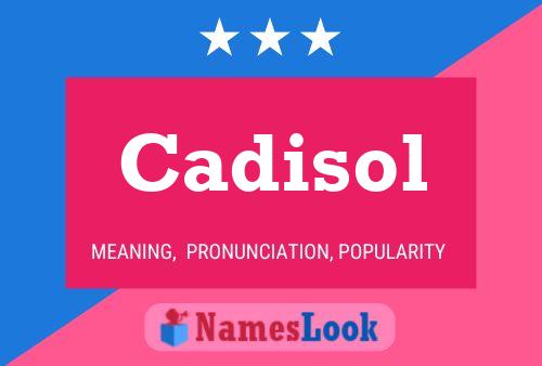 Постер имени Cadisol