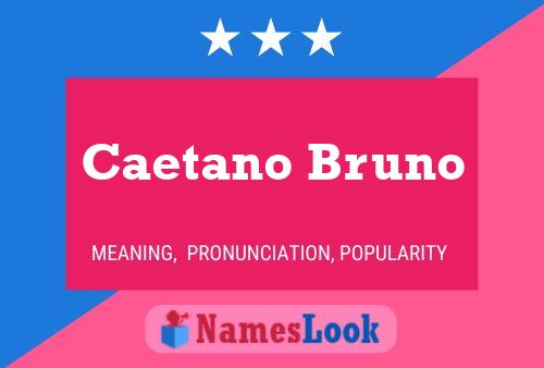 Постер имени Caetano Bruno