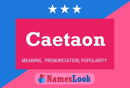 Постер имени Caetaon