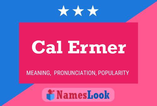 Постер имени Cal Ermer