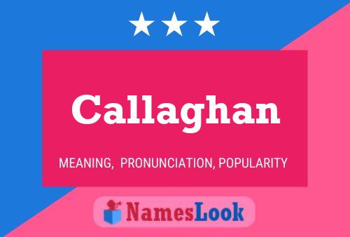 Постер имени Callaghan