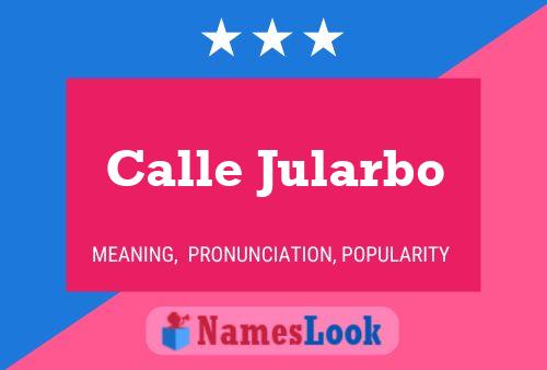 Постер имени Calle Jularbo