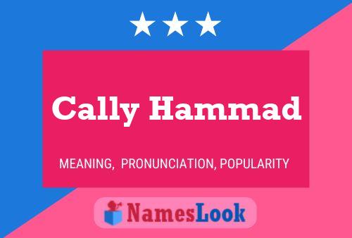 Постер имени Cally Hammad