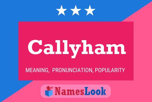 Постер имени Callyham