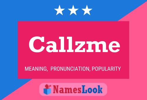 Постер имени Callzme