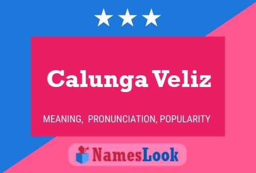 Постер имени Calunga Veliz