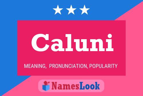 Постер имени Caluni