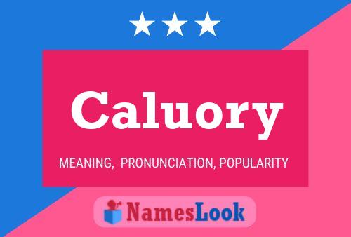 Постер имени Caluory