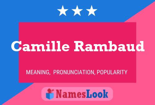 Постер имени Camille Rambaud