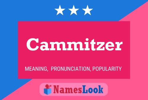 Постер имени Cammitzer