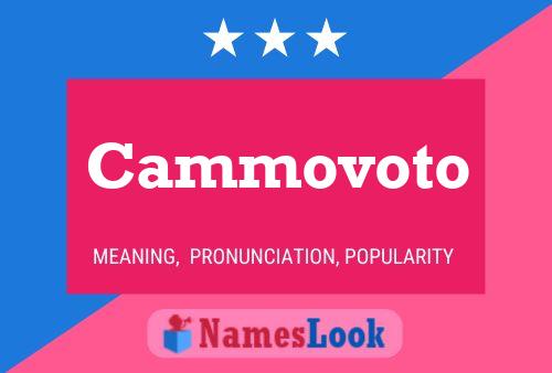 Постер имени Cammovoto