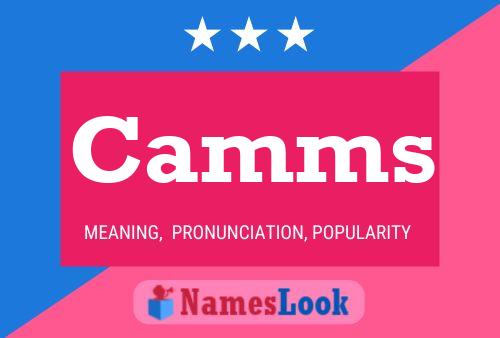 Постер имени Camms