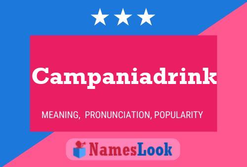 Постер имени Campaniadrink