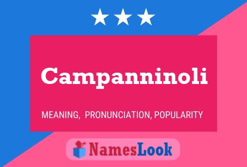 Постер имени Campanninoli