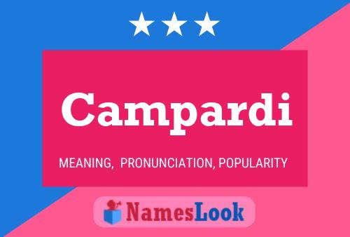 Постер имени Campardi