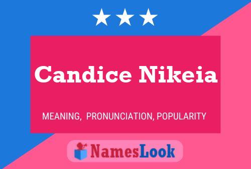 Постер имени Candice Nikeia