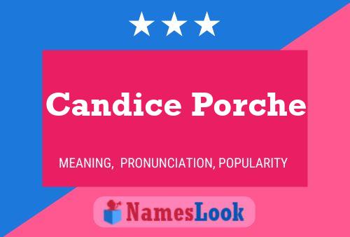 Постер имени Candice Porche