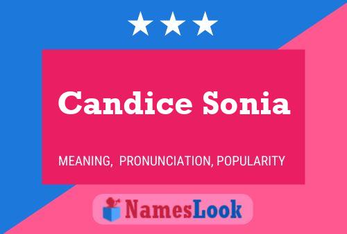 Постер имени Candice Sonia