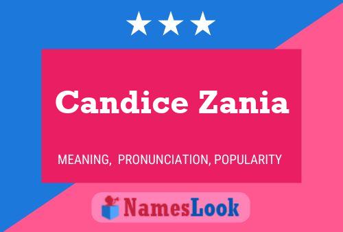 Постер имени Candice Zania