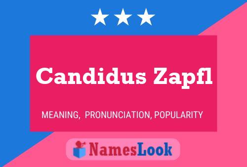 Постер имени Candidus Zapfl