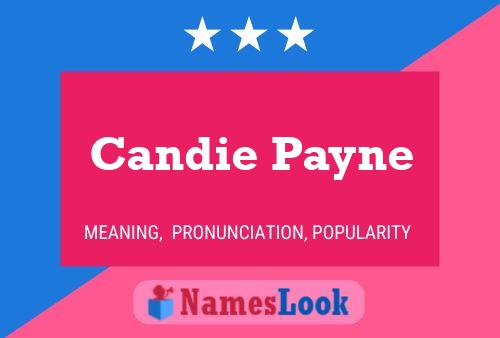 Постер имени Candie Payne