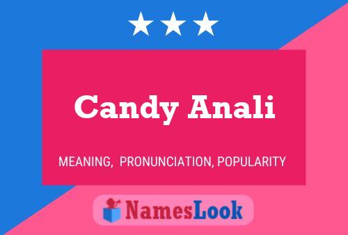 Постер имени Candy Anali