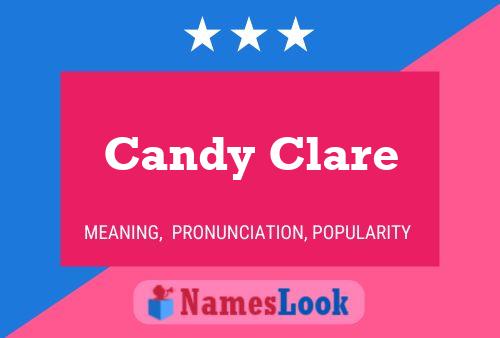 Постер имени Candy Clare