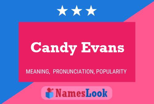 Постер имени Candy Evans