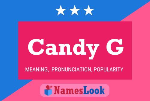 Постер имени Candy G