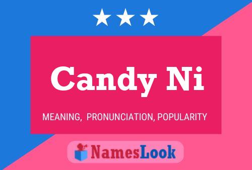 Постер имени Candy Ni