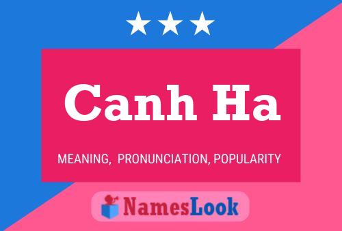 Постер имени Canh Ha