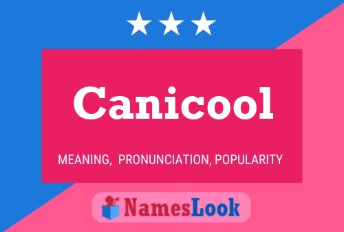 Постер имени Canicool