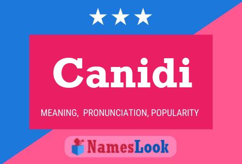 Постер имени Canidi