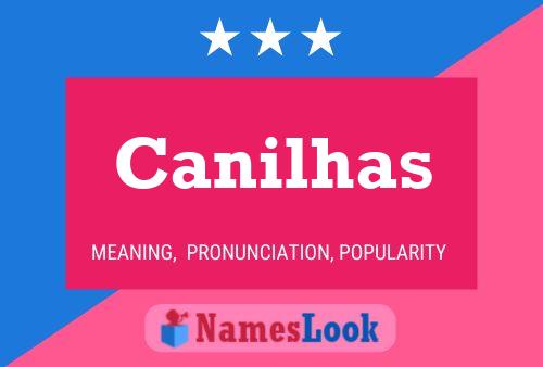 Постер имени Canilhas