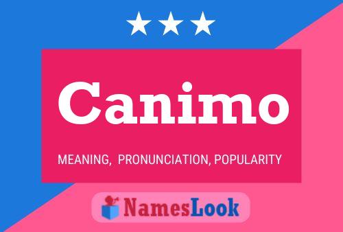 Постер имени Canimo