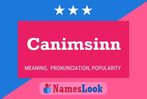 Постер имени Canimsinn