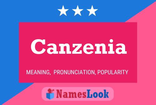 Постер имени Canzenia