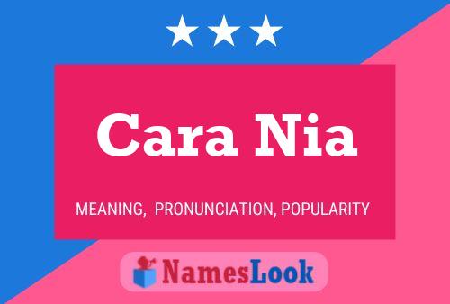 Постер имени Cara Nia