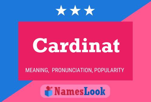 Постер имени Cardinat