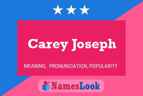 Постер имени Carey Joseph