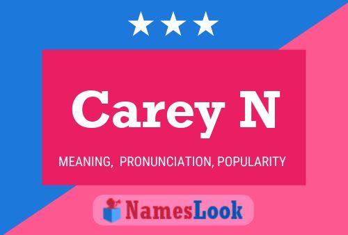 Постер имени Carey N