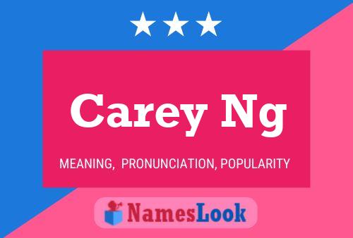 Постер имени Carey Ng