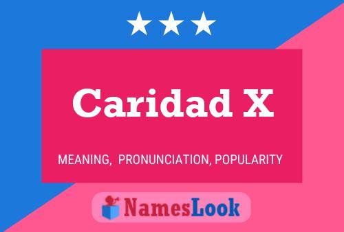 Постер имени Caridad X