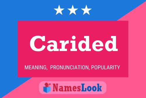 Постер имени Carided