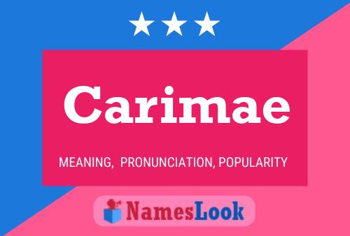 Постер имени Carimae