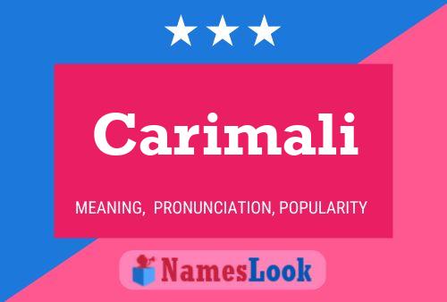 Постер имени Carimali