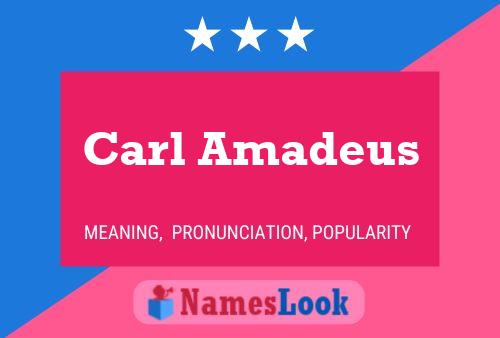 Постер имени Carl Amadeus