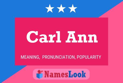 Постер имени Carl Ann